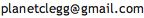 spam@example.com.  That email is for the bots.  You have to view the image if you want the real one